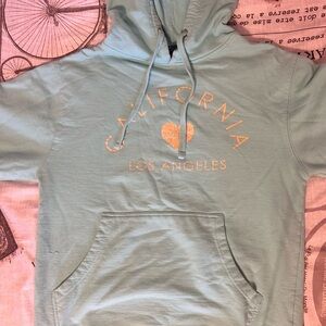 Teal California Los Angeles Hoodie